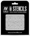 Vallejo Hobby Stencils: WOOD TEXTURE No.1 