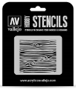 Vallejo Hobby Stencils: WOOD TEXTURE No.2 