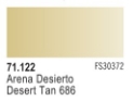 Vallejo Model Air Color 122: Desert Tan 686 