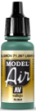 Vallejo Model Air Color 267: Light Green RLM25 