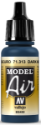 Vallejo Model Air Color 313: Dark Mediterranean Blue 