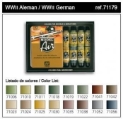 Vallejo Model Air: WWII German Set (16) 