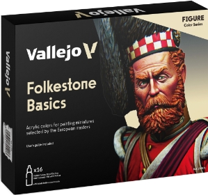 Vallejo Model Color Set: 70101 Folkestone Basic