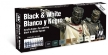 Vallejo Model Color Set: 70151 Black and White - VAL-70151 VAL70151 [8429551701518]