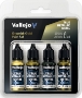 Vallejo True Metallic Metal: GREENISH GOLD PAINT SET - VAL-77267 [8429551772679]