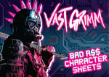 Vast Grimm: Bad Ass Character Sheets - INB-VGT-001 [608011479473]