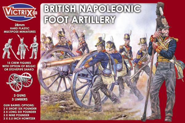 Victrix 28mm: British Napoleonic Foot Artillery 