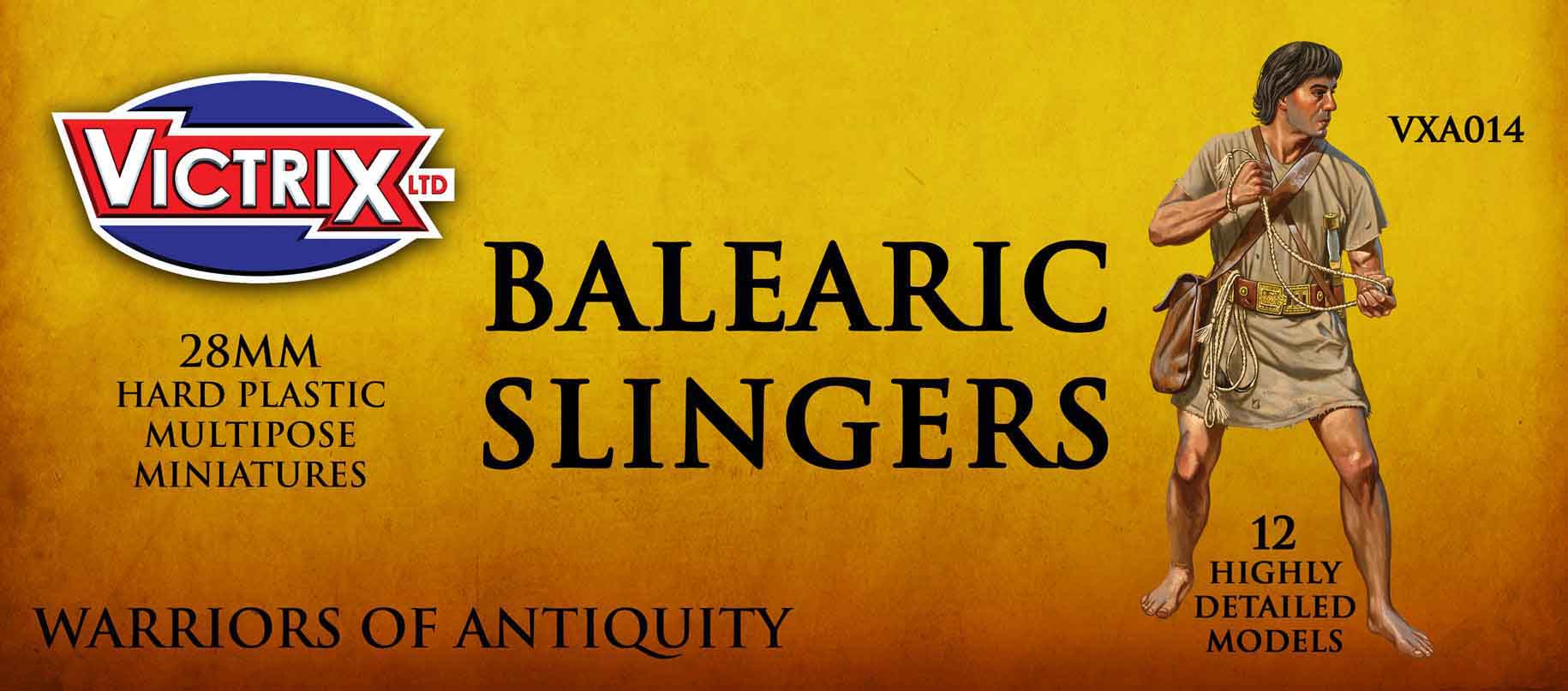 Victrix 28mm Warriors of Antiquity: BALEARIC SLINGERS 
