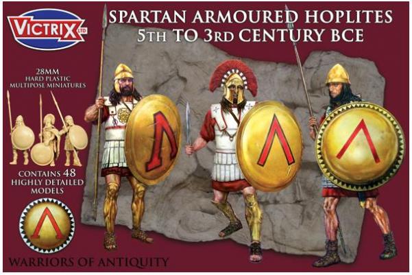 Victrix 28mm Warriors of Antiquity: Spartan Armoured Hoplites 
