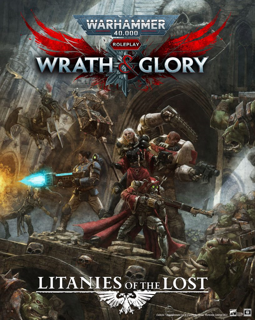 WARHAMMER 40K WRATH AND GLORY LITANIES OF THE LOST (HC) [DAMAGED] 