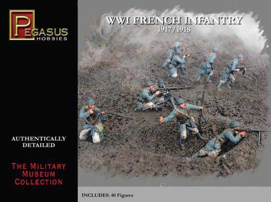 Pegasus Hobbies: WWI French Infantry 1/72 