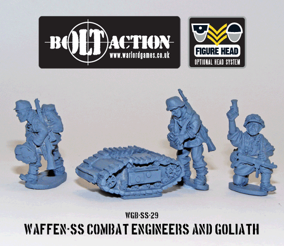 Bolt Action: German: Waffen SS Combat Engineers and Goliath 
