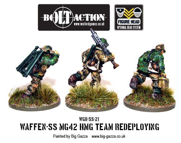 Bolt Action: German: Waffen SS HMG42 Team Redeploying 