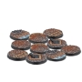 Warcrow: Scenery Bases Alpha Series- Feudom 30mm - CORWW20005-0048 [8436607714040]