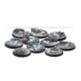 Warcrow: Scenery Bases Alpha Series- Northern Tribes 30mm - CORWW20003-0004 [8436607712244]