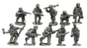 Warfighter World War II: German Metal Soldier Minis (SALE) 