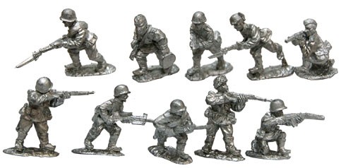 Warfighter World War II: Russia Metal Soldier Minis (SALE) 