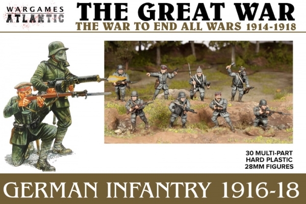 Wargames Atlantic: The Great War- German Infantry (1916-18) 