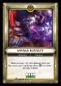 Warhammer Age of Sigmar Champions: 274- Savage Loyalty [FOIL] 