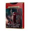 Warhammer Age of Sigmar: Warscroll Cards: Daughters of Khaine (2022)  