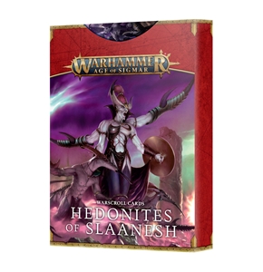 Warhammer Age of Sigmar: Warscroll Cards: Hedonites of Slaanesh (Mar 25th) 