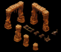 Warlock Tiles: DRIPSTONE BRIDGES 