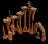 Warlock Tiles: STALACTITES AND STALAGMITES -  WKWL 16547[634482165478]