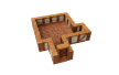 Warlock Tiles: Town &amp; Village: 1" Straight Walls Expansion - 16531 [634482165317]