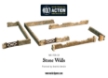 Warlord Games: Stone Walls (Plastic Boxed Set) - WG-TER-38 [5060393700050]