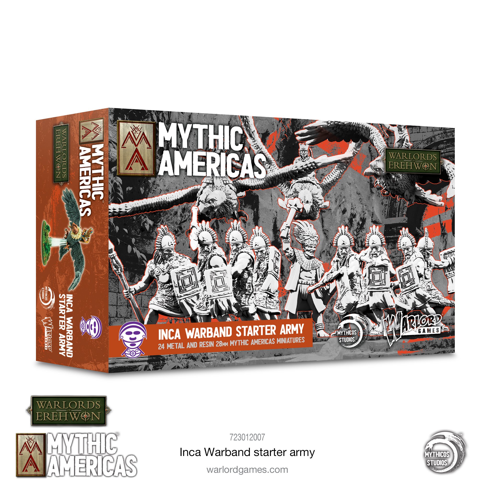 Warlords of Erehwon: Mythic Americas- Inca Warband Starter Army 