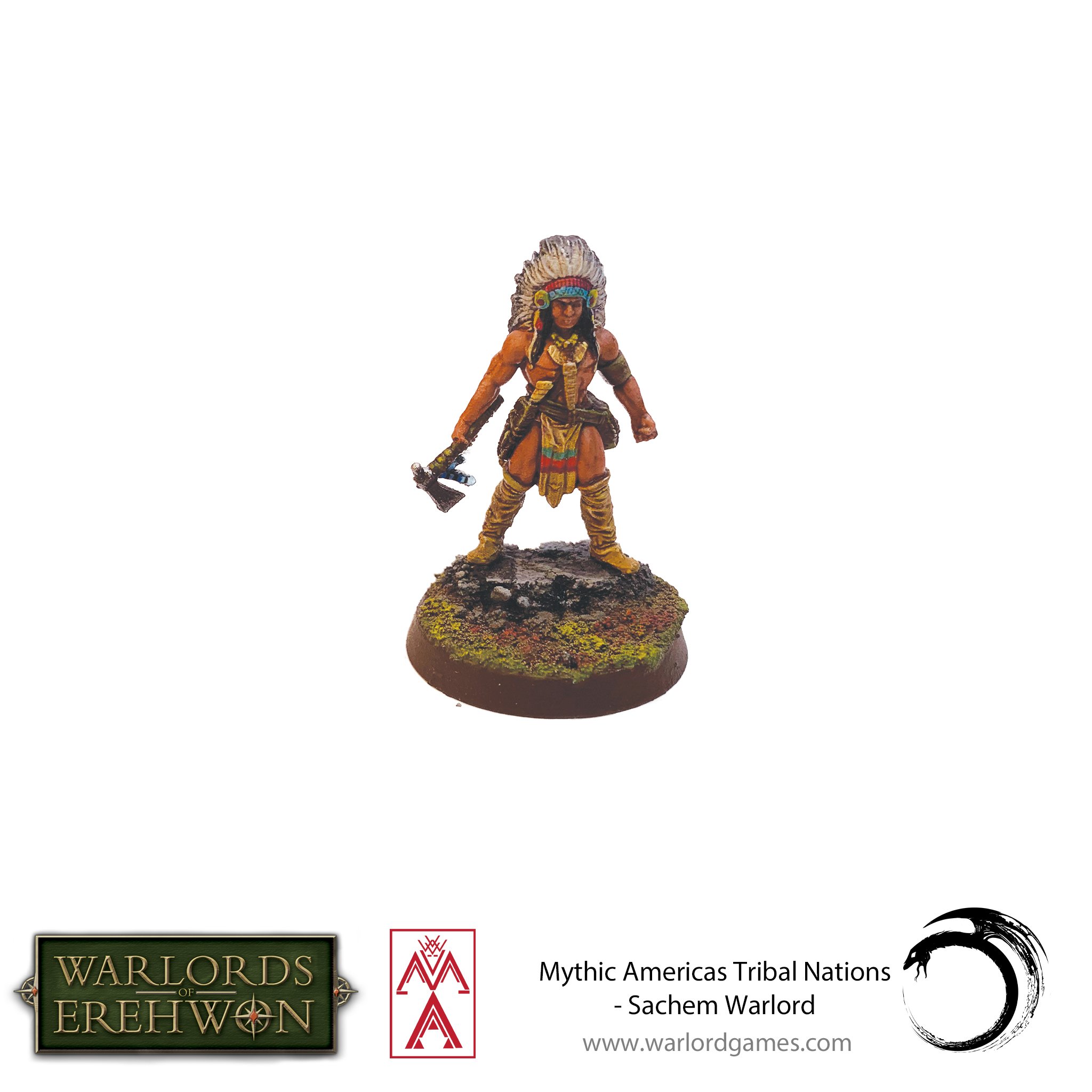 Warlords of Erehwon: Mythic Americas- Tribal Nations: Sachem Warlord 