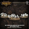 Warmachine: Retribution Of Scyrah (91068): Myrmidon Wreck Markers 
