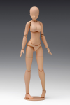 Wave: 1/12 Movable Body Female Type  -  [Deluxe] Light Brown 