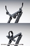 Wave POSING ARM (BLACK): Display Stand with Versatile Claws for Various Model Subjects - WAVE-HH024 [4943209340248]
