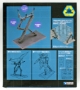 Wave POSING ARM (GRAY): Display Stand with Versatile Claws for Various Model Subjects - WAVE-HH023 [4943209340231]