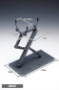 Wave POSING ARM (GRAY): Display Stand with Versatile Claws for Various Model Subjects - WAVE-HH023 [4943209340231]