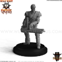 Wild West Exodus Union: Line Troop with Heavy Weapon Gatling Gun (Light Support) 