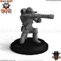 Wild West Exodus Union: Line Troop with Heavy Weapon Rocket Pod (Light Support) 