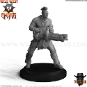 Wild West Exodus Warrior Nation: Brave with Heavy Weapon Gatling Gun (Light Support) 