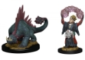 WizKids Wardlings: Boy Warlock & Lizard 