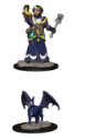 WizKids Wardlings: GIRL CLERIC & WINGED CAT 