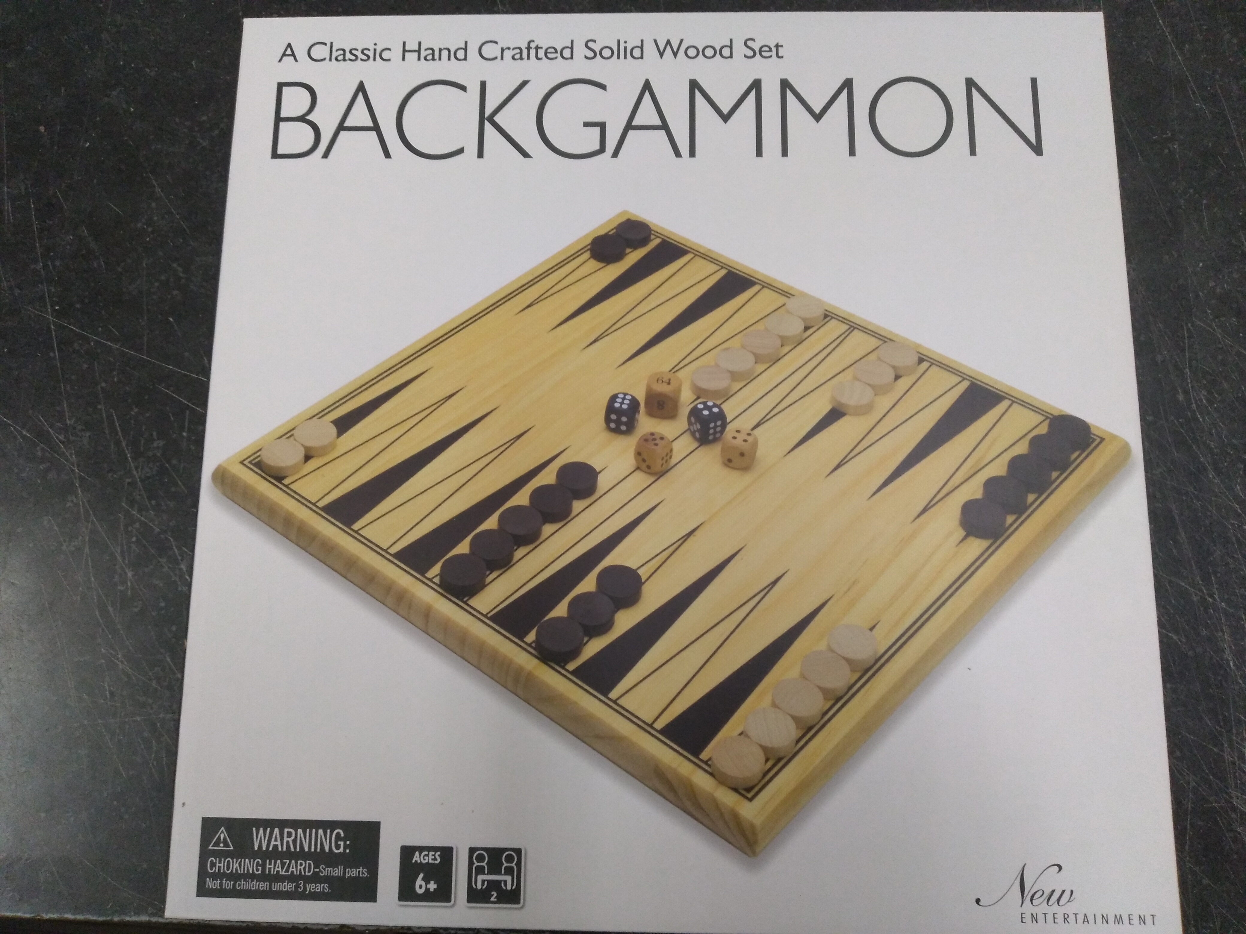 Wooden Backgammon [DAMAGED] 