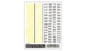 Woodland Scenics: Dry Transfer Decal - Gothic Outline & Sign Painter 