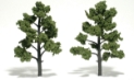Woodland Scenics: Ready Made Realistic Trees: Light Green- 2 Trees (5" - 6") 