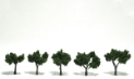 Woodland Scenics: Ready Made Realistic Trees: Medium Green- 5 Trees (1 1/4" - 2") 