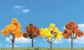 Woodland Scenics: Scene-A-Rama: 4 Autumn Trees  (2" - 3" ) 