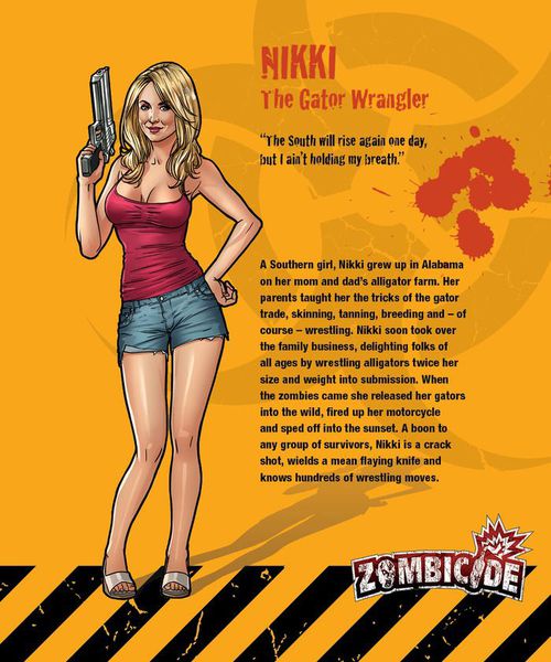 Zombicide: Nikki The Gator Wrangler 
