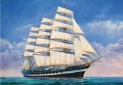 Zvezda 1/200 Scale: Russian Krusenstern Sailing Ship 