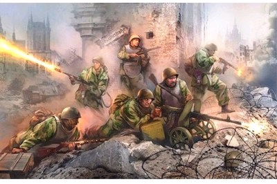 Zvezda: 1:35 Scale: Soviet Assault Troops 