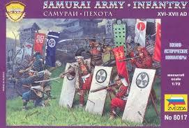 Zvezda Historical 1/72 Scale: Samurai Infantry 
